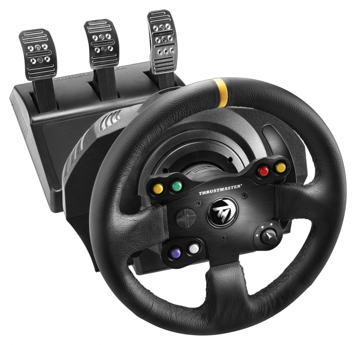 ThrustMaster TX Racing Wheel - nahkapainos ryhmässä TIETOKOONET & TARVIKKEET / GAMING / Tarvikkeet pelaamiseen @ TP E-commerce Nordic AB (C93565)