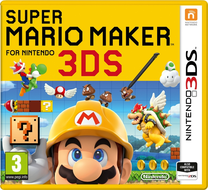 Nintendo Super Mario Maker (3DS) ryhmässä KODINELEKTRONIIKKA / Pelikonsolit & Tarvikkeet / Nintendo 3DS @ TP E-commerce Nordic AB (C93578)