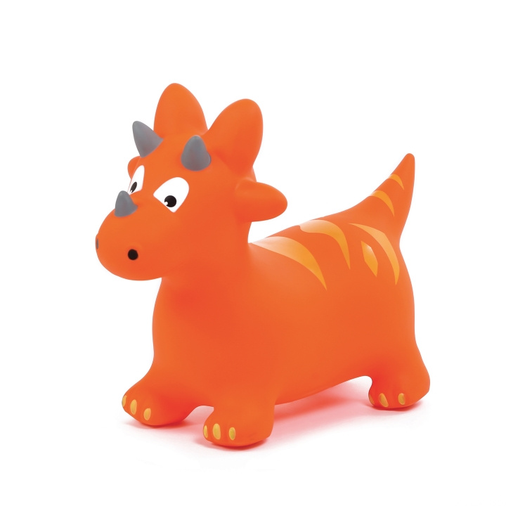 LUDI Minun pomppiva dino (90023) ryhmässä LELUT, TUOTTEET LAPSILLE JA VAUVOILLE / Lelut vauvoille (0-3v) / Pehmolelut @ TP E-commerce Nordic AB (C93640)