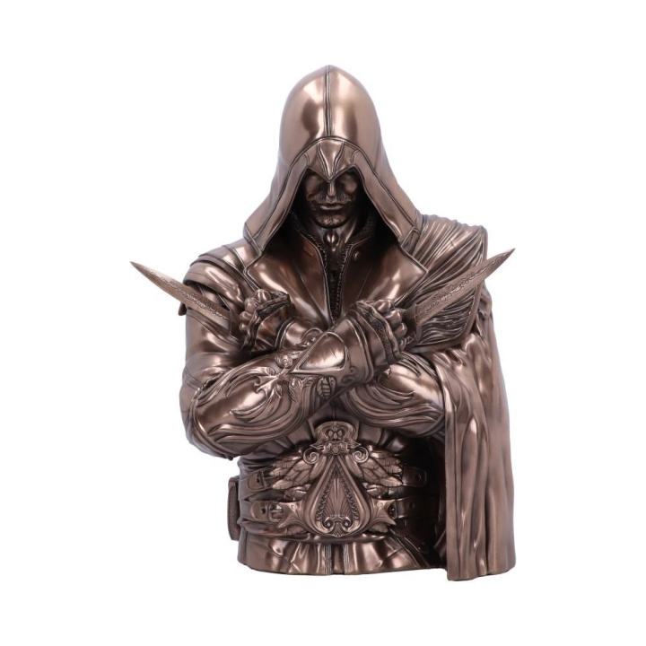 Nemesis Now Assassin\'s Creed Ezio Bust Box Pronssi ryhmässä URHEILU, VAPAA-AIKA JA HARRASTUS / Hauskat tavarat / Keräilyesineet @ TP E-commerce Nordic AB (C93794)