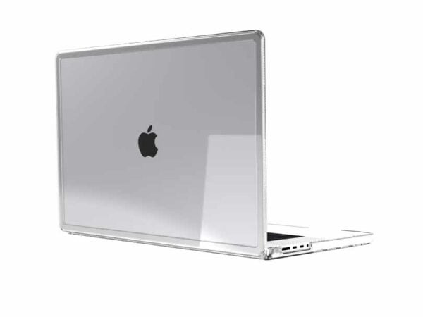 Tech21 Evo Hardshell MacBook Pro 16″ M1/M2 2021-> suojus - kirkas ryhmässä TIETOKOONET & TARVIKKEET / Kannettavat tietokoneet & tarvikkeet / Kuoret ja nahkat @ TP E-commerce Nordic AB (C93870)