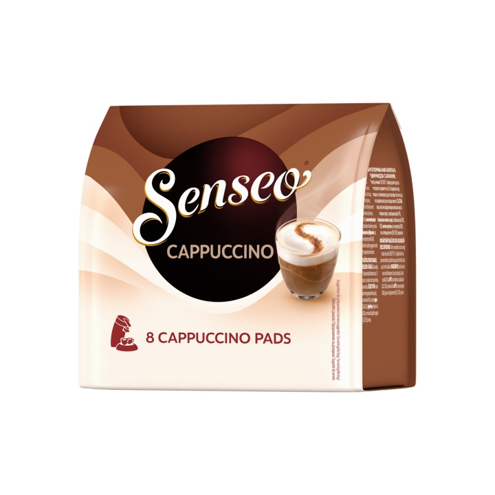 Senseo ® Kahvityynyt - Cappuccino - 8 kpl ryhmässä KOTI, TALOUS JA PUUTARHA / Kodinkoneet / Kahvikoneet ja tarvikkeet / Kahvikapselit @ TP E-commerce Nordic AB (C93955)