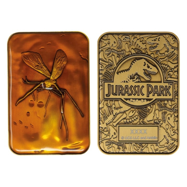 Fanatik Jurassic Park Limited Edition Mosquito in Amber Ingot ryhmässä URHEILU, VAPAA-AIKA JA HARRASTUS / Hauskat tavarat / Keräilyesineet @ TP E-commerce Nordic AB (C94064)