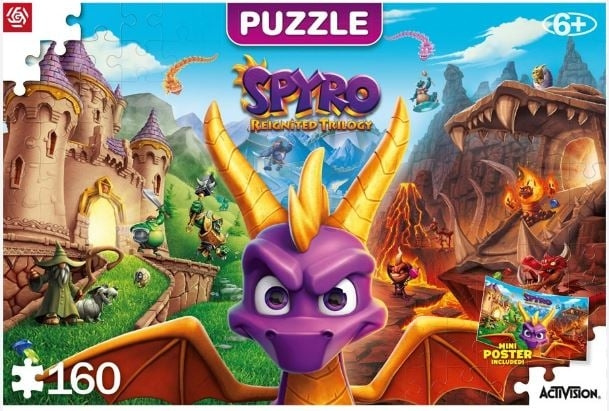 Good Loot Lapset: Spyro Reignited Trilogy palapelit - 160 ryhmässä URHEILU, VAPAA-AIKA JA HARRASTUS / Harrastus / Palapeli @ TP E-commerce Nordic AB (C94071)