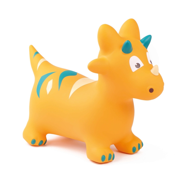 LUDI Hyppivä eläin - Dino - (LU90041) ryhmässä LELUT, TUOTTEET LAPSILLE JA VAUVOILLE / Lelut vauvoille (0-3v) / Pehmolelut @ TP E-commerce Nordic AB (C94115)