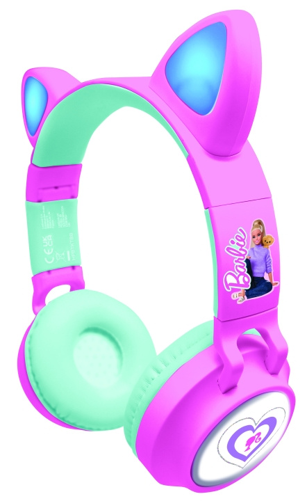 Lexibook Barbie Bluetooth-kuulokkeet valolla (HPBTKTBB) ryhmässä KODINELEKTRONIIKKA / Ääni & Kuva / Kuulokkeet & Tarvikkeet / Kuulokkeet @ TP E-commerce Nordic AB (C94170)