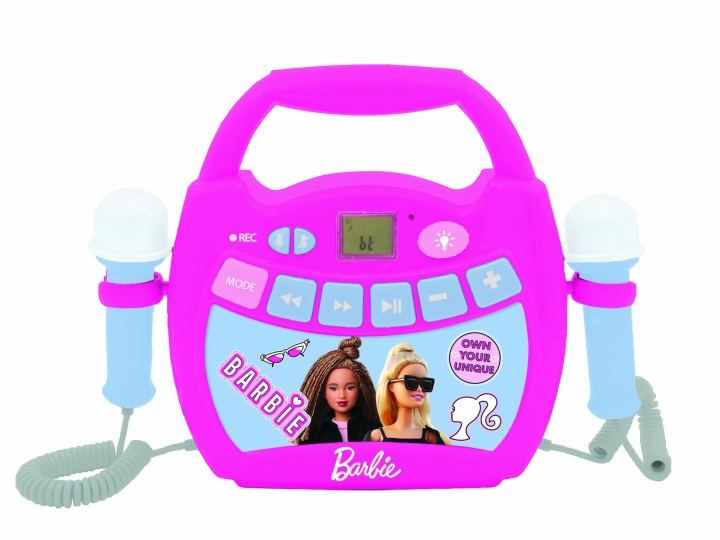 Lexibook Barbie Bluetooth-kaiutin mikrofoneilla (MP320BBZ) ryhmässä LELUT, TUOTTEET LAPSILLE JA VAUVOILLE / Leikkikalut, Askartelu &Pelit / Elektroniikka & Media / Muu elektroniikka ja media @ TP E-commerce Nordic AB (C94182)