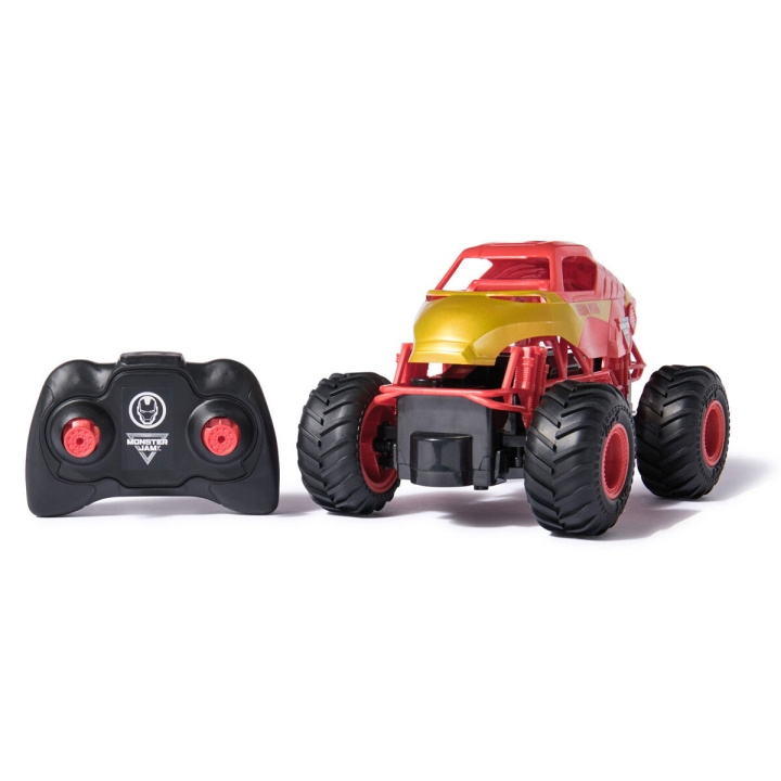 Monster Jam RC 1:24 Marvel Iron Man (6069959) ryhmässä LELUT, TUOTTEET LAPSILLE JA VAUVOILLE / Leikkikalut, Askartelu &Pelit / Leikkiautot @ TP E-commerce Nordic AB (C94217)