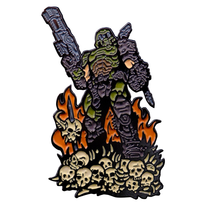 Fanatik DOOM Eternal Limited Edition -pinssi ryhmässä LELUT, TUOTTEET LAPSILLE JA VAUVOILLE / Leikkikalut, Askartelu &Pelit / Figuurit, miniatyyrit ja tarvikkeet @ TP E-commerce Nordic AB (C94284)