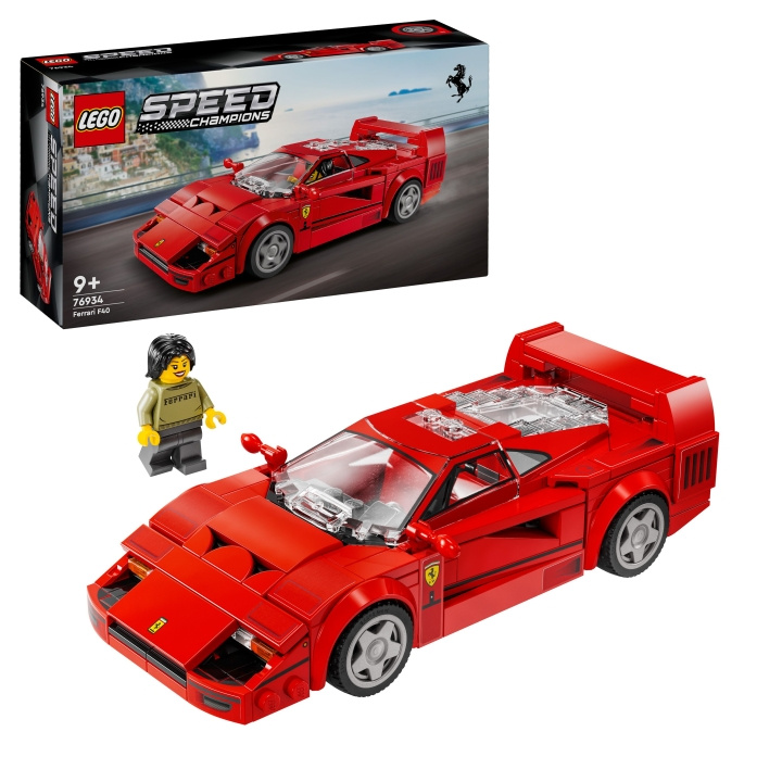 LEGO Speed Champions - Ferrari F40 superauto (76934) ryhmässä LELUT, TUOTTEET LAPSILLE JA VAUVOILLE / Leikkikalut, Askartelu &Pelit / Rakennuslelut / Lego @ TP E-commerce Nordic AB (C94393)