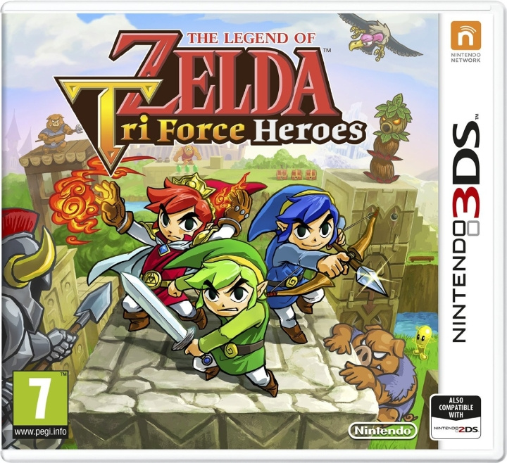 Nintendo The Legend of Zelda: Tri Force Heroes (3DS) ryhmässä KODINELEKTRONIIKKA / Pelikonsolit & Tarvikkeet / Nintendo 3DS @ TP E-commerce Nordic AB (C94411)