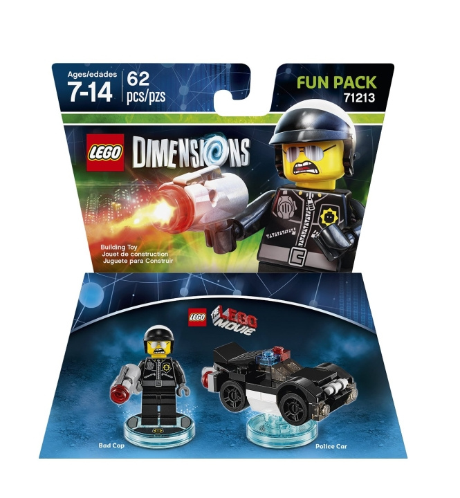 LEGO Dimensions: Fun Pack - Lego Movie Bad Cop ryhmässä LELUT, TUOTTEET LAPSILLE JA VAUVOILLE / Leikkikalut, Askartelu &Pelit / Rakennuslelut / Lego @ TP E-commerce Nordic AB (C94416)