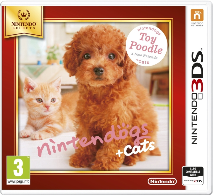 Nintendogs and Cats 3D: Toy Poodle (3DS) ryhmässä KODINELEKTRONIIKKA / Pelikonsolit & Tarvikkeet / Nintendo 3DS @ TP E-commerce Nordic AB (C94420)