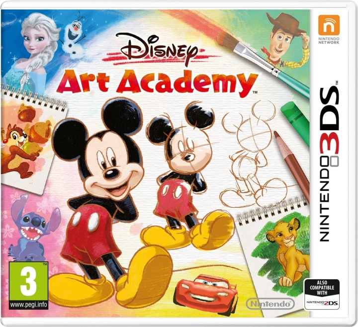 Nintendo Disney Art Academy (3DS) ryhmässä KODINELEKTRONIIKKA / Pelikonsolit & Tarvikkeet / Nintendo 3DS @ TP E-commerce Nordic AB (C94425)