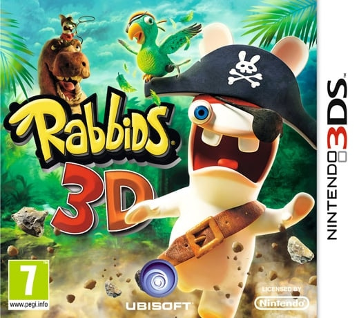 Ubisoft Rabbids 3D (3DS) ryhmässä KODINELEKTRONIIKKA / Pelikonsolit & Tarvikkeet / Nintendo 3DS @ TP E-commerce Nordic AB (C94436)