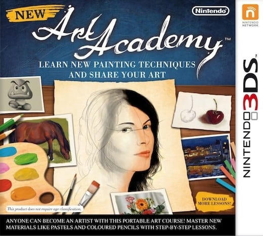 Nintendo New Art Academy (3DS) ryhmässä KODINELEKTRONIIKKA / Pelikonsolit & Tarvikkeet / Nintendo 3DS @ TP E-commerce Nordic AB (C94444)