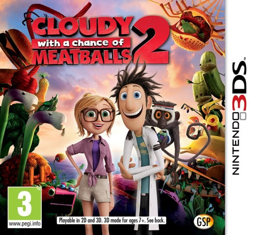 Cloudy with a Chance of Meatballs 2 (3DS) ryhmässä KODINELEKTRONIIKKA / Pelikonsolit & Tarvikkeet / Nintendo 3DS @ TP E-commerce Nordic AB (C94458)