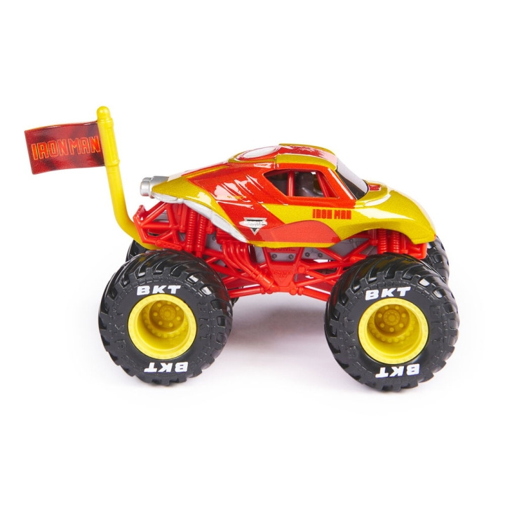 Monster Jam 1:64 Marvel Single Pack - Iron Man (6071332) ryhmässä LELUT, TUOTTEET LAPSILLE JA VAUVOILLE / Leikkikalut, Askartelu &Pelit / Leikkiautot @ TP E-commerce Nordic AB (C94477)