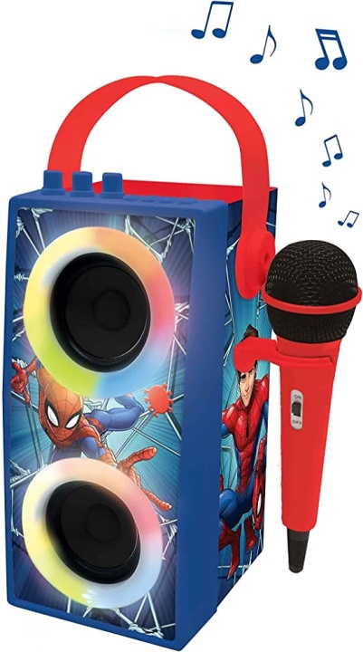 Lexibook Spider-Man - Kannettava Bluetooth®-kaiutin (BTP180SPZ) ryhmässä LELUT, TUOTTEET LAPSILLE JA VAUVOILLE / Leikkikalut, Askartelu &Pelit / Elektroniikka & Media / Muu elektroniikka ja media @ TP E-commerce Nordic AB (C94483)