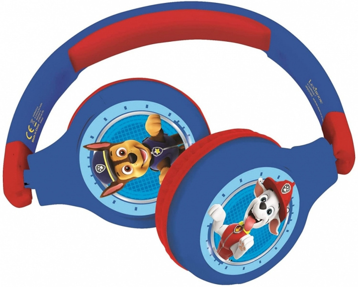 Lexibook Paw Patrol - 2 in 1 kokoontaitettavat kuulokkeet (HPBT010PA) ryhmässä KODINELEKTRONIIKKA / Ääni & Kuva / Kuulokkeet & Tarvikkeet / Kuulokkeet @ TP E-commerce Nordic AB (C94502)