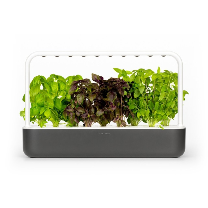 Click & Grow - Smart Garden 9 aloituspakkaus (väri: tummanharmaa) (SG9S8UNI) ryhmässä URHEILU, VAPAA-AIKA JA HARRASTUS / Hauskat tavarat / Älylaitteet @ TP E-commerce Nordic AB (C94633)