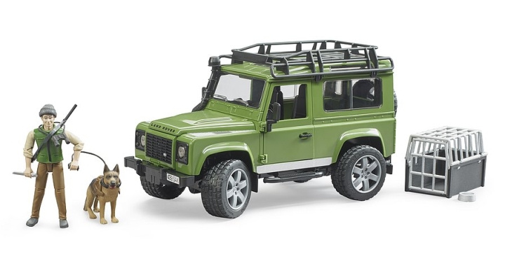 Bruder Land Rover Defender Station Wagon (02587) ryhmässä LELUT, TUOTTEET LAPSILLE JA VAUVOILLE / Leikkikalut, Askartelu &Pelit / Leikkiautot @ TP E-commerce Nordic AB (C94654)