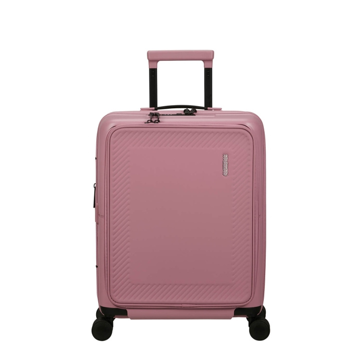 American Tourister Matkalaukku DashPop Spinner 55/23 Front Pocket Laptop Lisas Pink ryhmässä URHEILU, VAPAA-AIKA JA HARRASTUS / Matkailutarvikkeet / Matkalaukut @ TP E-commerce Nordic AB (C94698)