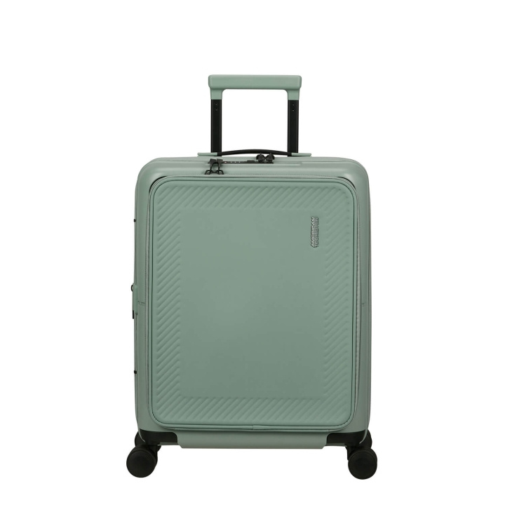 American Tourister Matkalaukku DashPop Spinner 55/23 Front Pocket Laptop Iceberg Green ryhmässä URHEILU, VAPAA-AIKA JA HARRASTUS / Matkailutarvikkeet / Matkalaukut @ TP E-commerce Nordic AB (C94699)