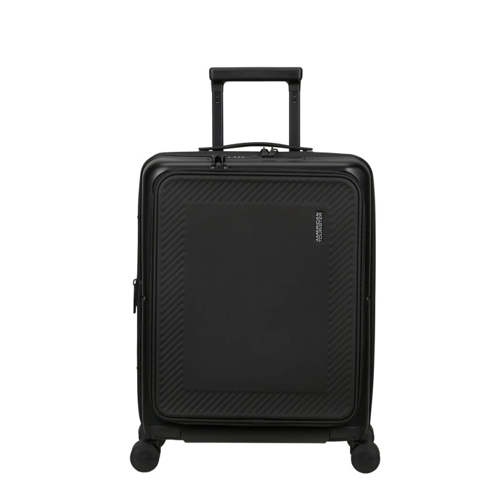 American Tourister Matkalaukku DashPop Spinner 55/23 Front Pocket Laptop True Black ryhmässä URHEILU, VAPAA-AIKA JA HARRASTUS / Matkailutarvikkeet / Matkalaukut @ TP E-commerce Nordic AB (C94700)