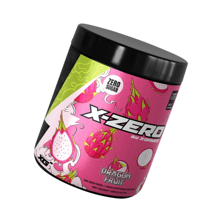 X-GAMER Energiajuomajauhe X-Zero 160 gram Dragon Fruit ryhmässä TIETOKOONET & TARVIKKEET / GAMING / Pelaajien energiajuomat @ TP E-commerce Nordic AB (C94720)