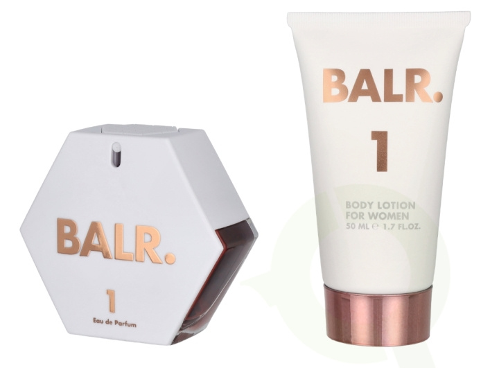 Balr. 1 FOR WOMEN Giftset 80 ml Edp Spray 30ml/Body Lotion 50ml ryhmässä KAUNEUS JA TERVEYS / Lahjapakkaukset / Naisten lahjapakkaukset @ TP E-commerce Nordic AB (C94984)