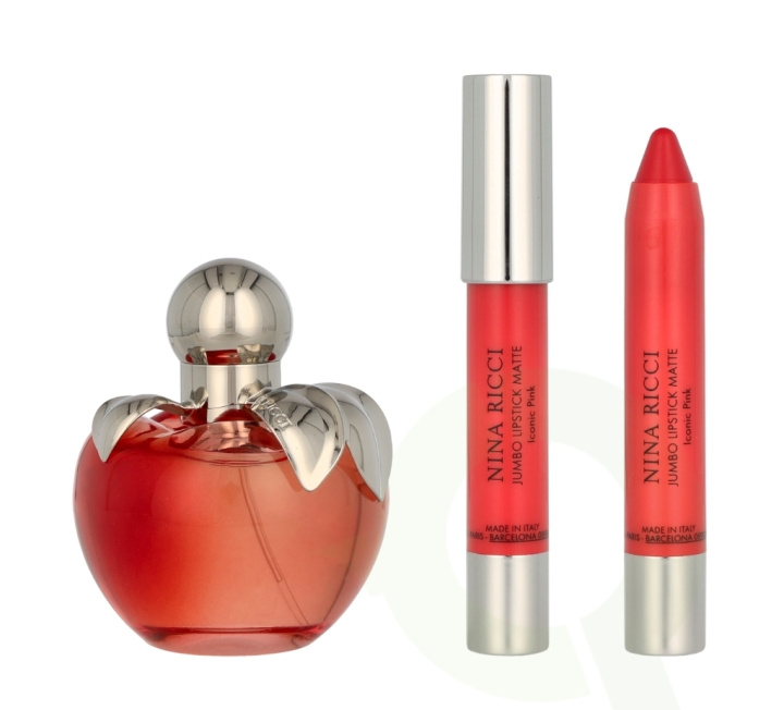 Nina Ricci Nina Loves You Giftset 52.5 ml Edt Spray 50ml/Lipstick 2,5gr ryhmässä KAUNEUS JA TERVEYS / Lahjapakkaukset / Naisten lahjapakkaukset @ TP E-commerce Nordic AB (C94996)