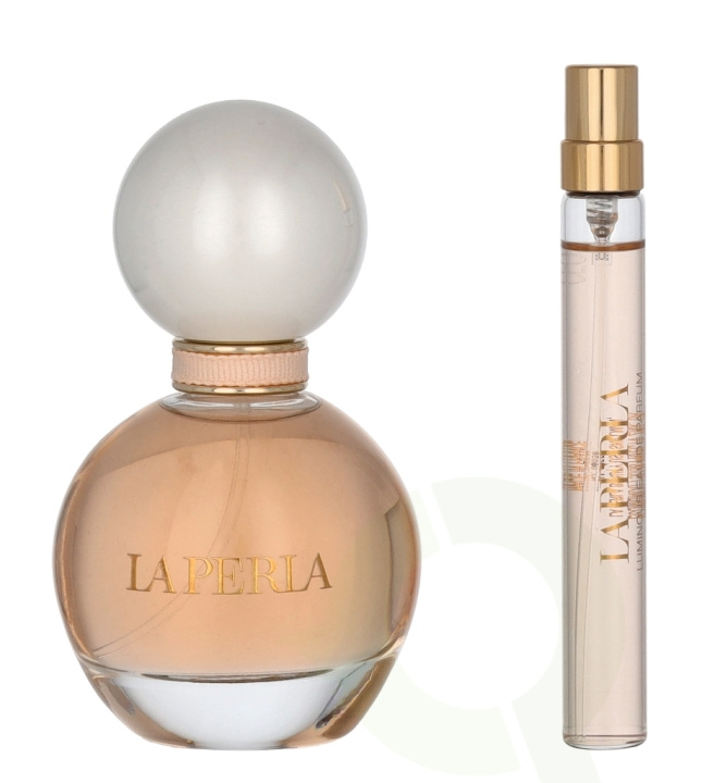 La Perla Luminous Giftset 60 ml Edp Spray 50ml/Edp Spray 10ml ryhmässä KAUNEUS JA TERVEYS / Lahjapakkaukset / Naisten lahjapakkaukset @ TP E-commerce Nordic AB (C95008)