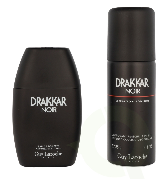 Guy Laroche Drakkar Noir Giftset 250 ml Edt Spray 100ml/Deo Spray 150ml ryhmässä KAUNEUS JA TERVEYS / Lahjapakkaukset / Miesten lahjapakkaukset @ TP E-commerce Nordic AB (C95010)