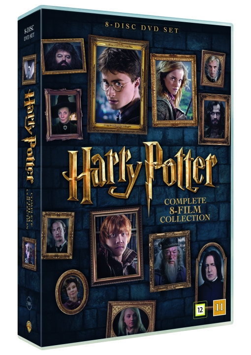 Harry Potter: Täydellinen 8-elokuvan kokoelma (8-levyinen) - DVD ryhmässä KODINELEKTRONIIKKA / Ääni & Kuva / TV & Tarvikkeet / Elokuvat / DVD @ TP E-commerce Nordic AB (C95045)