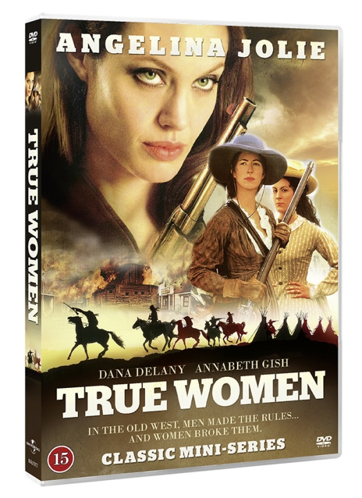 True Women (mini-series) DVD - starring Angelina Jolie, Dana Delany and Annabeth Gish ryhmässä KODINELEKTRONIIKKA / Ääni & Kuva / TV & Tarvikkeet / Elokuvat / DVD @ TP E-commerce Nordic AB (C95154)