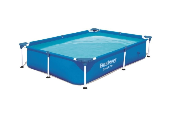 Bestway Teräs Pro-allas 2.21m x 1.50m x 43cm (56401) ryhmässä KOTI, TALOUS JA PUUTARHA / Puutarhatuotteet / Uima-allas & Tarvikkeet / Pooler @ TP E-commerce Nordic AB (C95172)