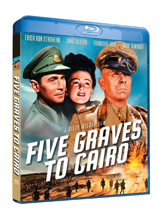 Five Graves to Cairo ryhmässä KODINELEKTRONIIKKA / Ääni & Kuva / TV & Tarvikkeet / Elokuvat / Blu-ray @ TP E-commerce Nordic AB (C95297)