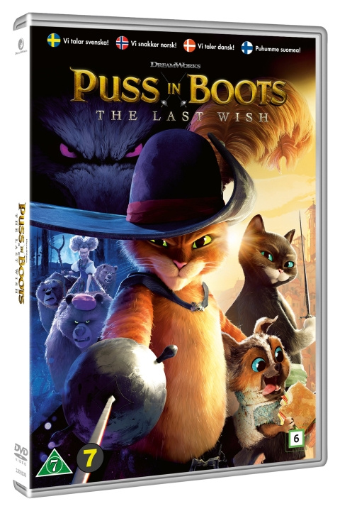 Puss in Boots: The Last Wish (DVD) ryhmässä KODINELEKTRONIIKKA / Ääni & Kuva / TV & Tarvikkeet / Elokuvat / DVD @ TP E-commerce Nordic AB (C95340)