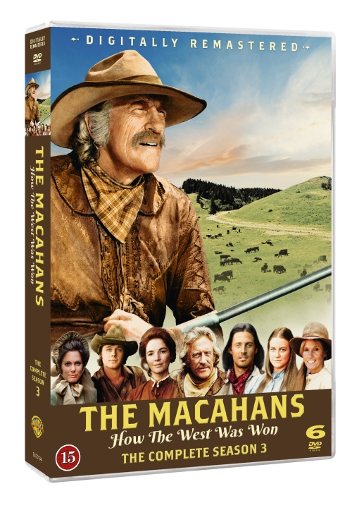 The Macahans - How The West Was Won season 3 ryhmässä KODINELEKTRONIIKKA / Ääni & Kuva / TV & Tarvikkeet / Elokuvat / DVD @ TP E-commerce Nordic AB (C95398)