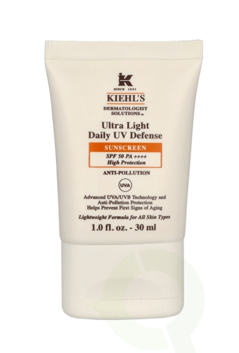 Kiehl\'s D.S. Ultra Light Daily UV Defense Sunscreen SPF50 30 ml ryhmässä KAUNEUS JA TERVEYS / Ihonhoito / Rusketus / Aurinkosuoja @ TP E-commerce Nordic AB (C95535)