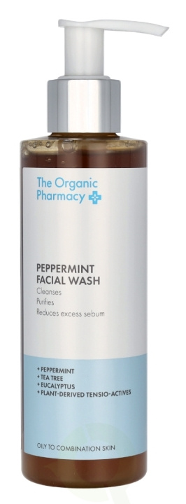 The Organic Pharmacy Peppermint Facial Wash 200 ml ryhmässä KAUNEUS JA TERVEYS / Ihonhoito / Kasvot / Puhdistus @ TP E-commerce Nordic AB (C95701)