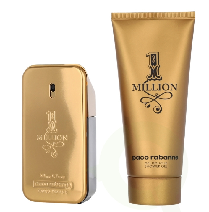 Paco Rabanne 1 Million Giftset 150 ml Edt Spray 50ml/Shower Gel 100ml ryhmässä KAUNEUS JA TERVEYS / Lahjapakkaukset / Miesten lahjapakkaukset @ TP E-commerce Nordic AB (C95719)