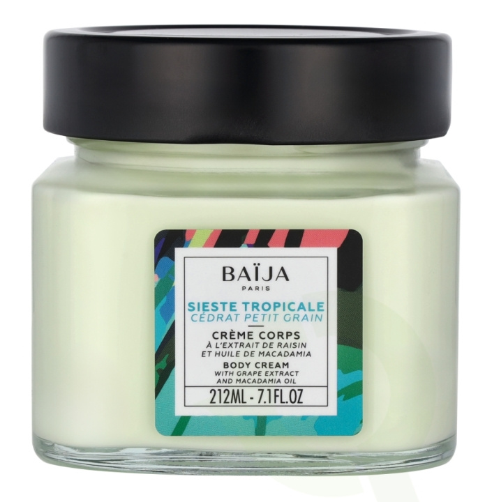 Baija Paris Baija Sieste Tropicale Body Cream 212 ml Citron Petit Grain ryhmässä KAUNEUS JA TERVEYS / Ihonhoito / Kehon hoito / Vartalovoide @ TP E-commerce Nordic AB (C95746)