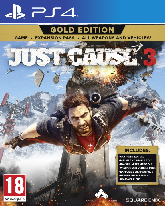 Just Cause 3 - Gold Edition (PS4) ryhmässä KODINELEKTRONIIKKA / Pelikonsolit & Tarvikkeet / Sony PlayStation 4 / Peli @ TP E-commerce Nordic AB (C95801)