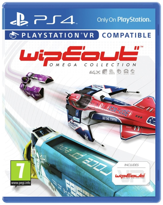 WipEout: Omega Collection (PS4) ryhmässä KODINELEKTRONIIKKA / Pelikonsolit & Tarvikkeet / Sony PlayStation 4 / Peli @ TP E-commerce Nordic AB (C95804)