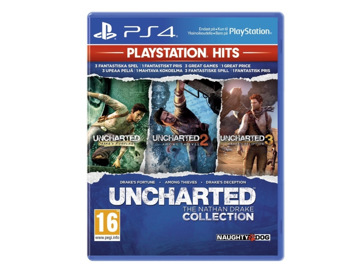 Uncharted: The Nathan Drake Collection (Playstation Hits) (PS4) ryhmässä KODINELEKTRONIIKKA / Pelikonsolit & Tarvikkeet / Sony PlayStation 4 / Peli @ TP E-commerce Nordic AB (C95858)