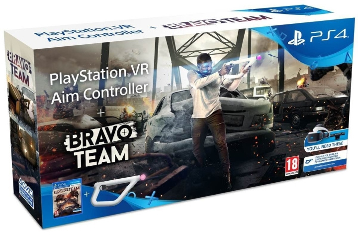 Bravo Team (VR) with Aim Controller (PS4) ryhmässä KODINELEKTRONIIKKA / Pelikonsolit & Tarvikkeet / Sony PlayStation 4 / Peli @ TP E-commerce Nordic AB (C95876)