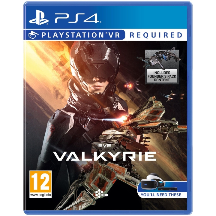 EVE: Valkyrie (VR) (PS4) ryhmässä KODINELEKTRONIIKKA / Pelikonsolit & Tarvikkeet / Sony PlayStation 4 / Peli @ TP E-commerce Nordic AB (C95982)