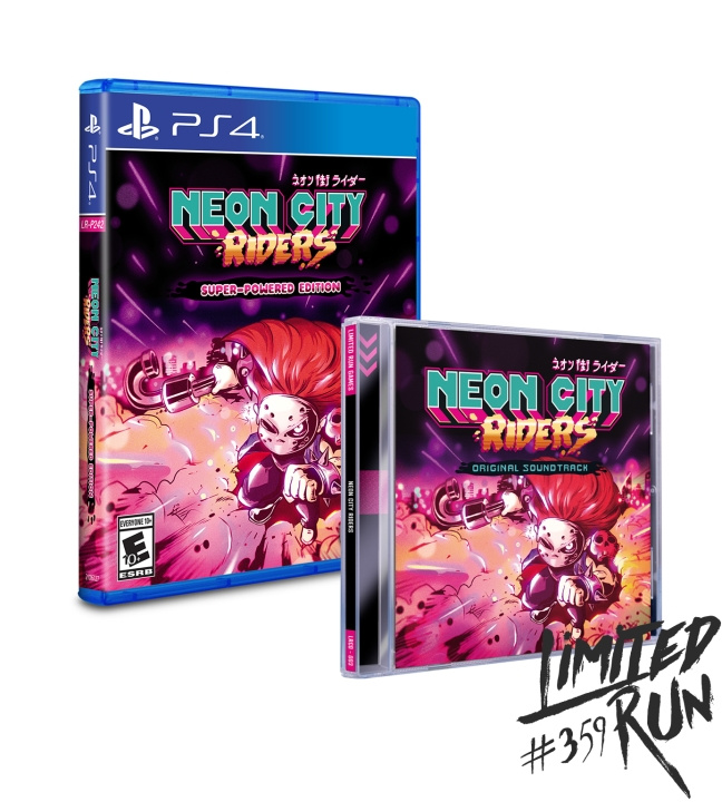 Neon City Riders - Super-Powered Edition (#359) (Import) (PS4) ryhmässä KODINELEKTRONIIKKA / Pelikonsolit & Tarvikkeet / Sony PlayStation 4 / Peli @ TP E-commerce Nordic AB (C95998)